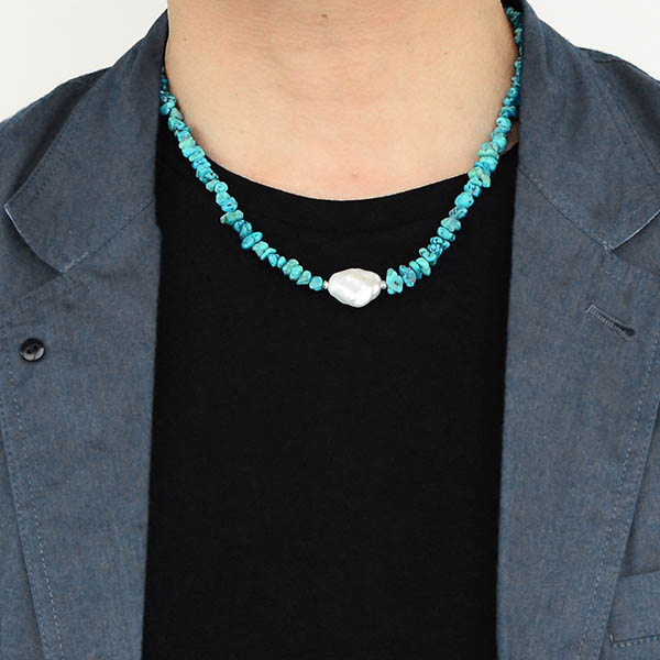 ビーズネックレス