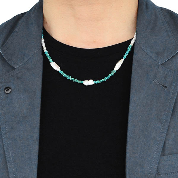 ビーズネックレス