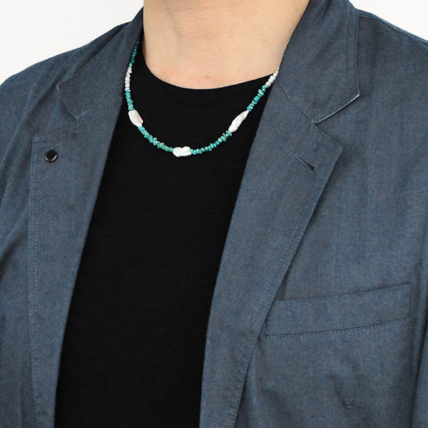 ビーズネックレス