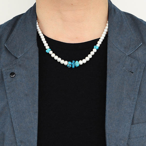 ビーズネックレス