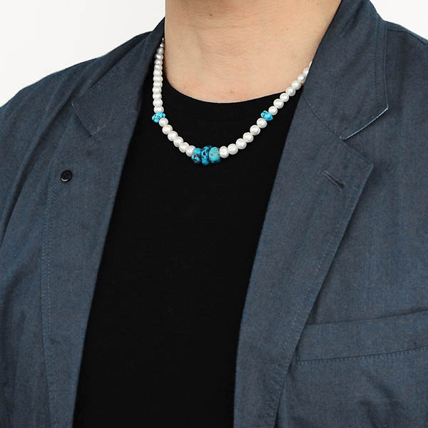 ビーズネックレス