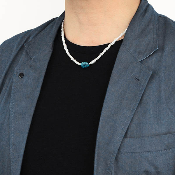 ビーズネックレス