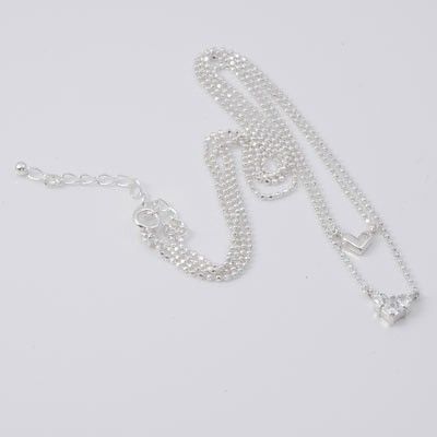 シルバーネックレス