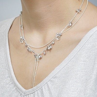 シルバーネックレス