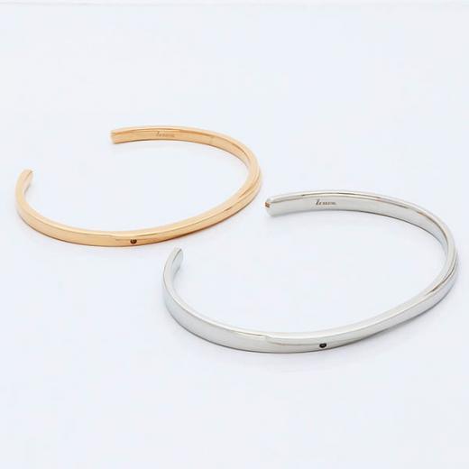 ステンレスペアバングル