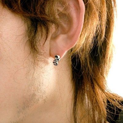 シルバースタッドピアス(片耳用)