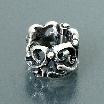 シルバーフープピアス(片耳用)