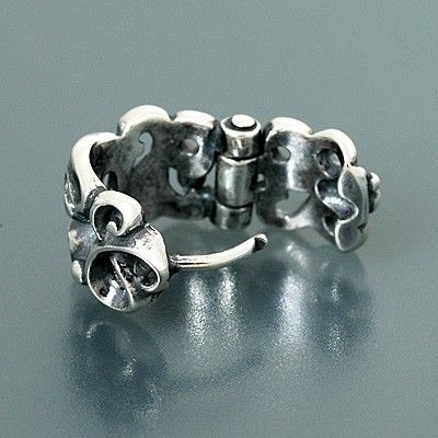 シルバーフープピアス(片耳用)