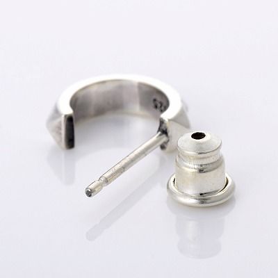 シルバーフープピアス(片耳用)