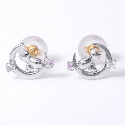 シルバースタッドピアス