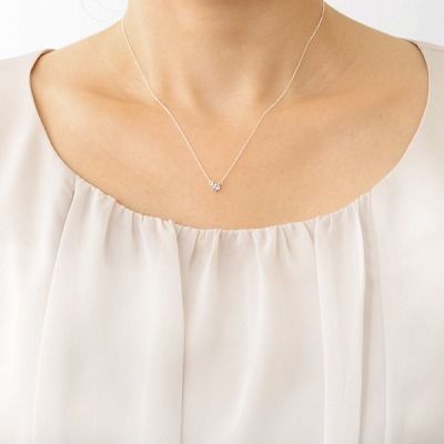 シルバーネックレス