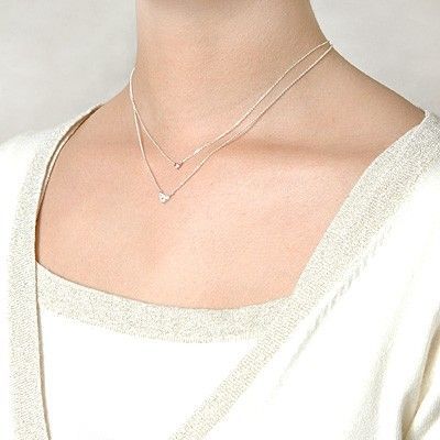 シルバーネックレス