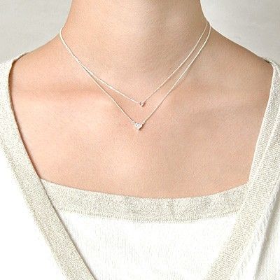 シルバーネックレス