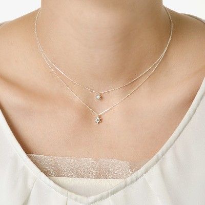 シルバーネックレス