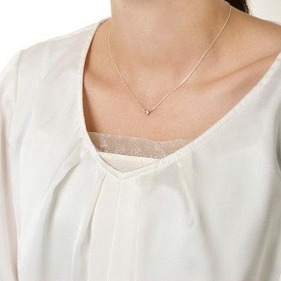 シルバーネックレス