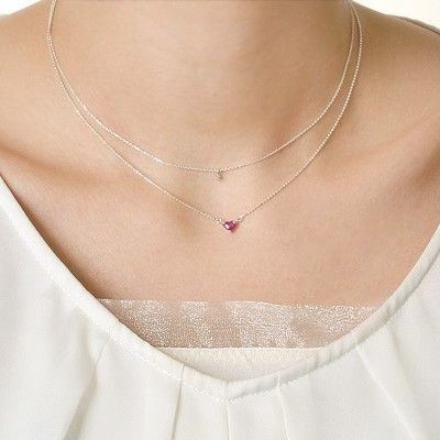 シルバーネックレス