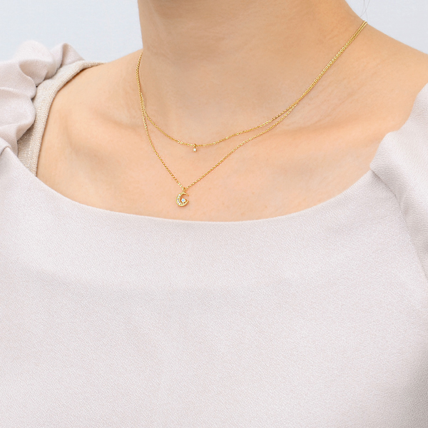 シルバーネックレス