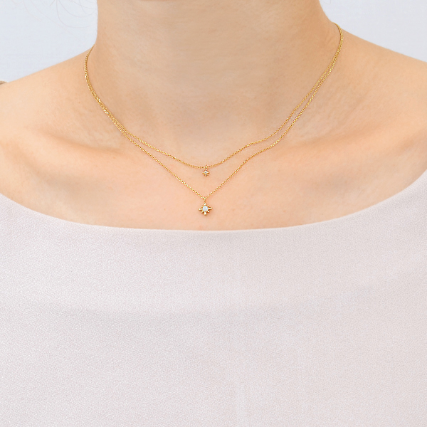 シルバーネックレス