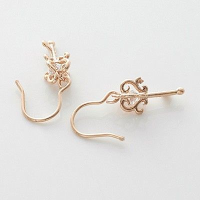 シルバーフックピアス