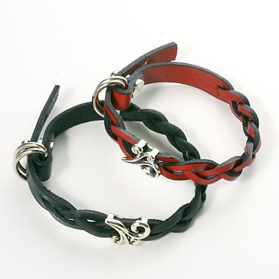 レザーペアブレスレット