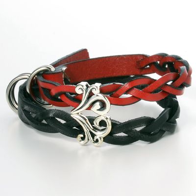 レザーペアブレスレット