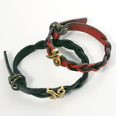 レザーペアブレスレット