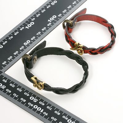 レザーペアブレスレット