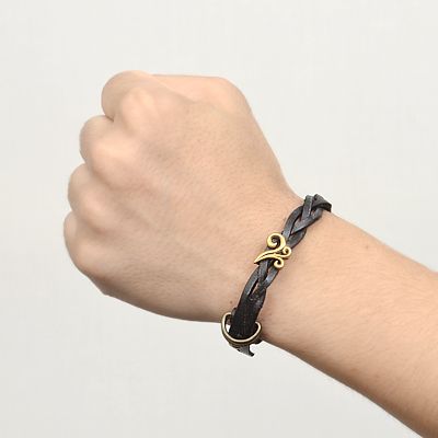 レザーペアブレスレット