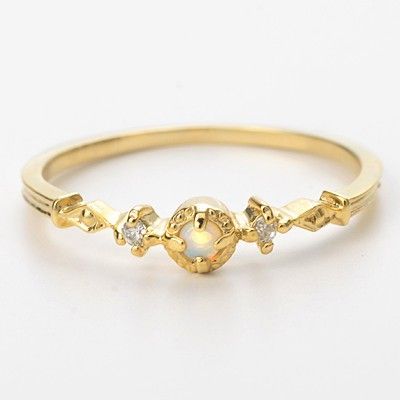 イエローゴールドリング