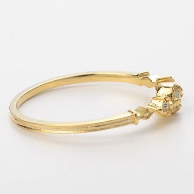 イエローゴールドリング