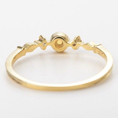 イエローゴールドリング