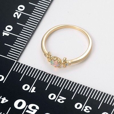 イエローゴールドリング