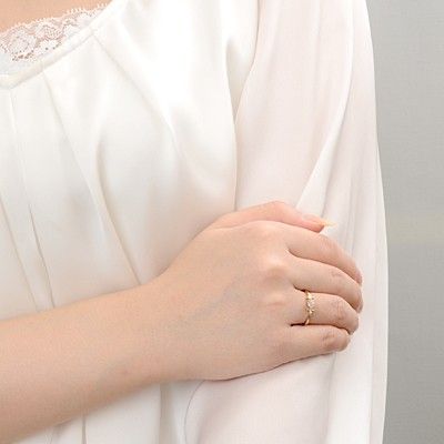 イエローゴールドリング