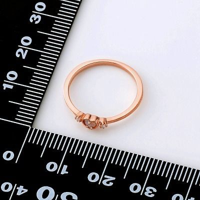 ピンクゴールドリング