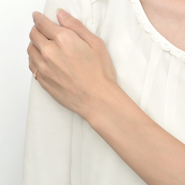 シルバーピンキーリング