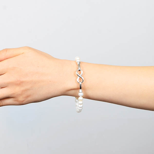 淡水パールブレスレット