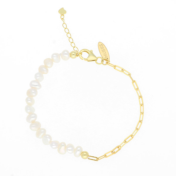 淡水パールブレスレット