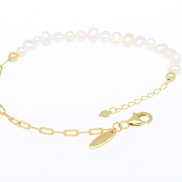 淡水パールブレスレット