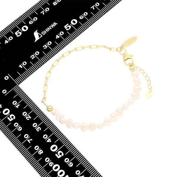 淡水パールブレスレット