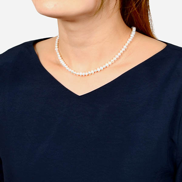 淡水パールネックレス