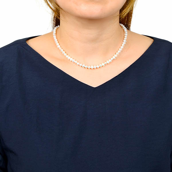 淡水パールネックレス