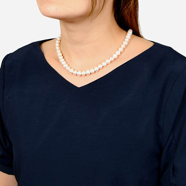 淡水パールネックレス