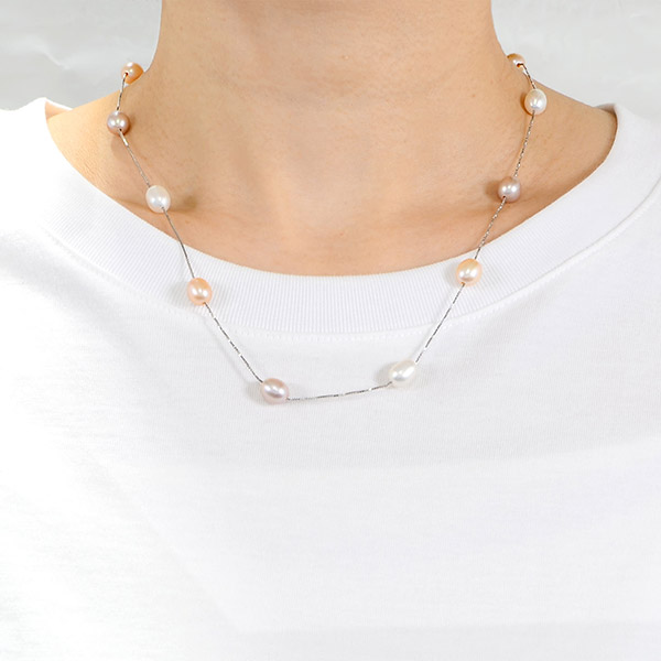 淡水パールネックレス