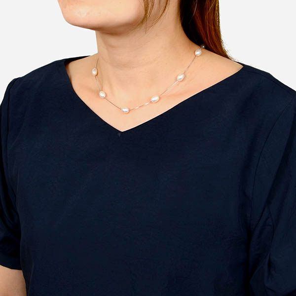 淡水パールネックレス