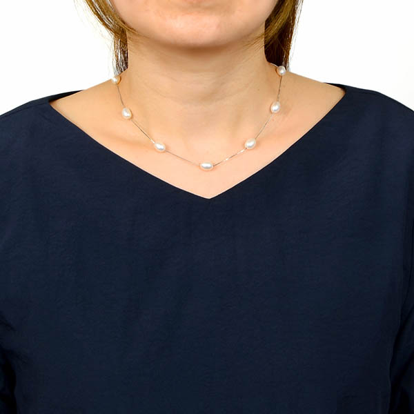 淡水パールネックレス