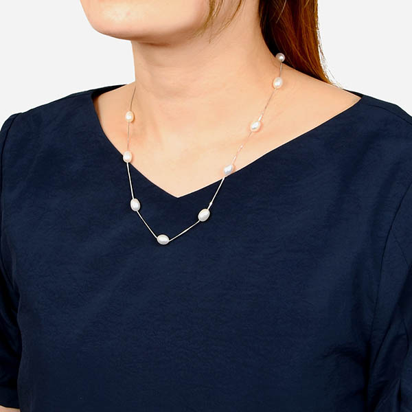 淡水パールネックレス