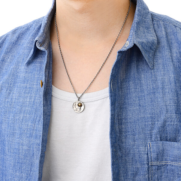 シルバーネックレス