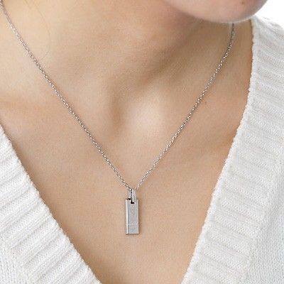 ステンレスペアネックレス