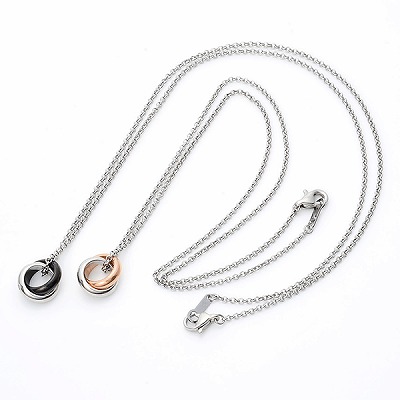 ペアステンレスネックレス