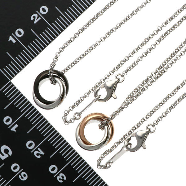 ペアステンレスネックレス